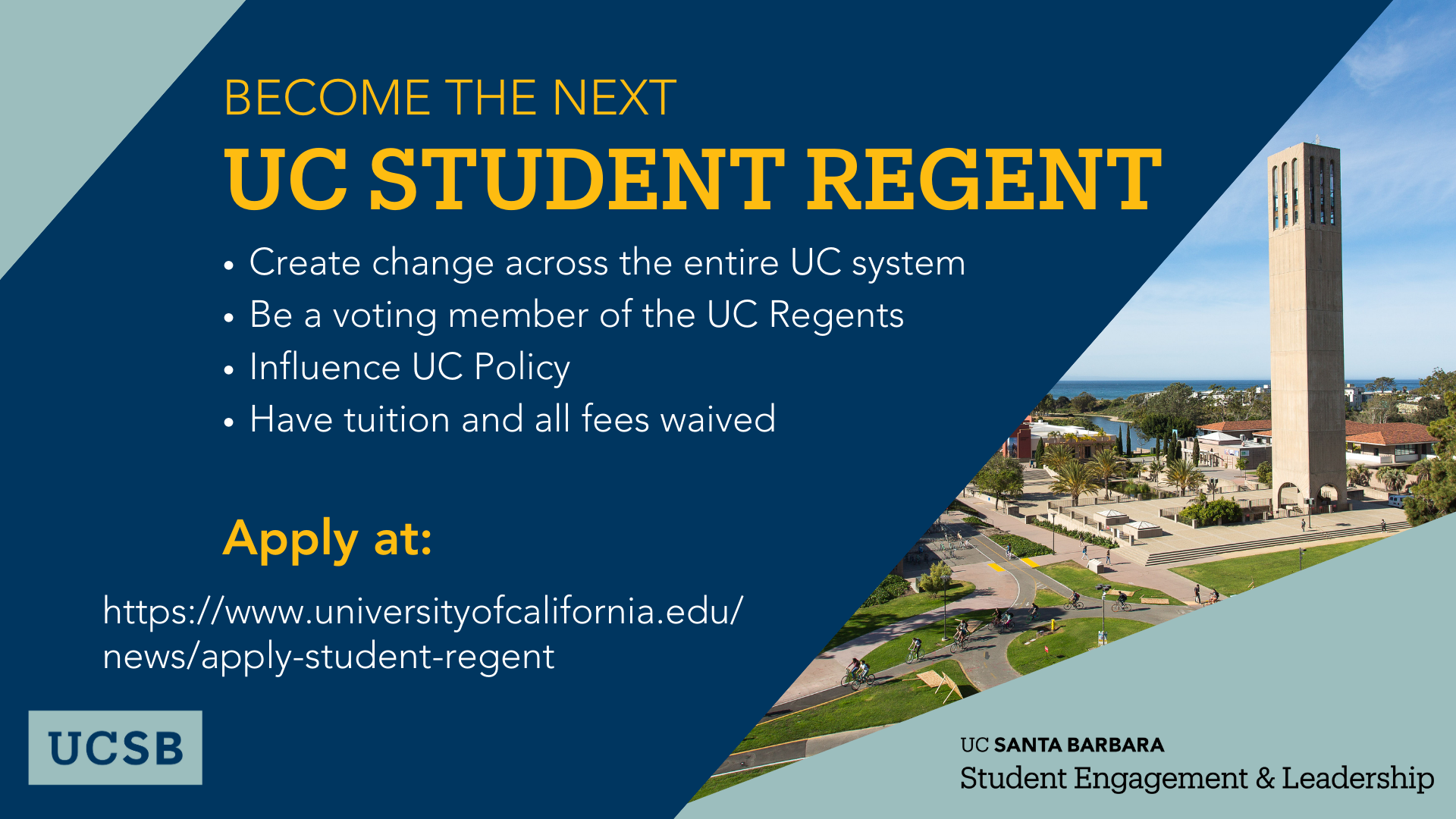 UC Student Regent Recruitment